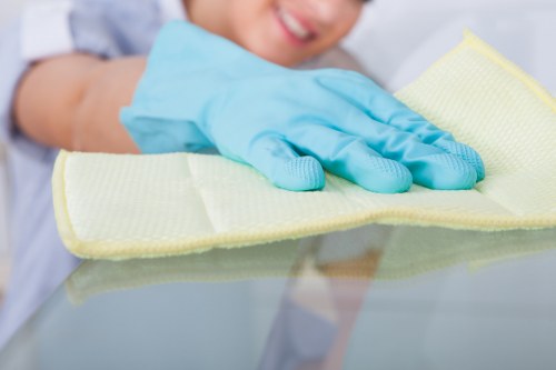 Professional upholstery cleaning in Downham on a fabric sofa