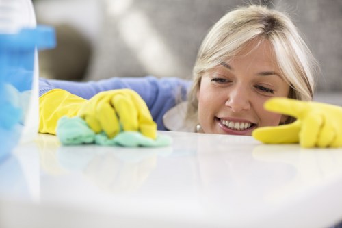 Professional Downham Carpet Cleaners team focused on quality service